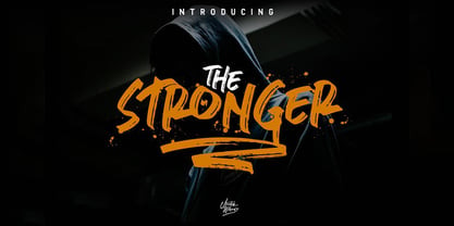 Stronger Font Poster 1