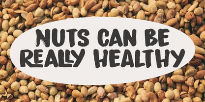 Peanut Crunch Font Poster 2
