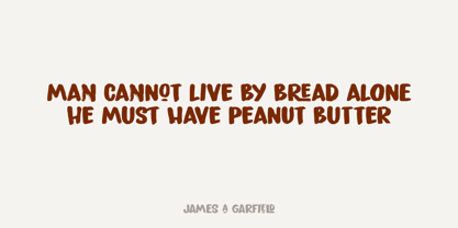 Peanut Crunch Font Poster 4