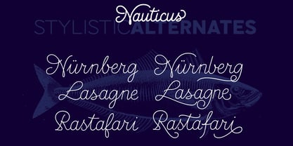 Nauticus Font Poster 4