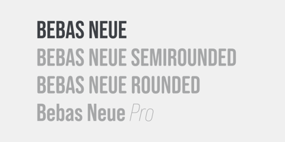 Bebas Neue Font Poster 1