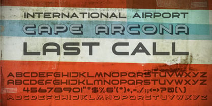 CA Aircona Font Poster 5
