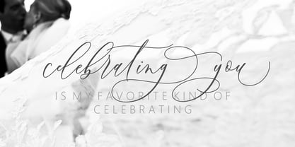 Boutinela Script Font Poster 2