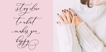 Boutinela Script Font Poster 4