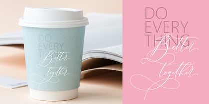 Boutinela Script Font Poster 5