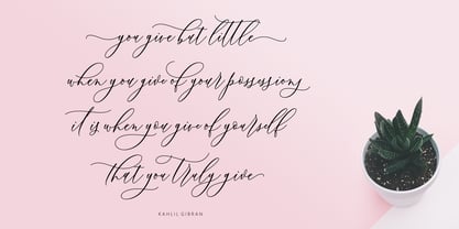 Boutinela Script Font Poster 6