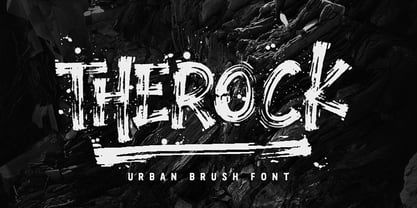 Therock Font Poster 1