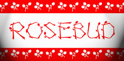 Rosebud Font Poster 1
