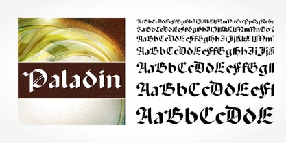 Paladin Font Poster 1