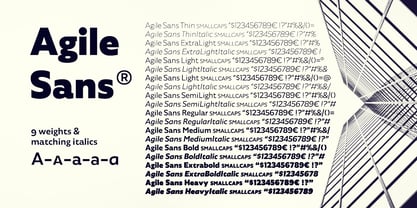 Agile Sans Font Poster 11