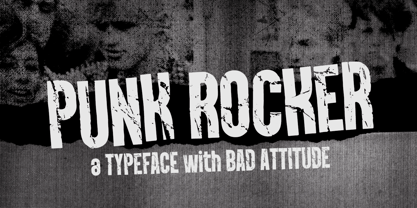 Punk Rocker Font Poster 10