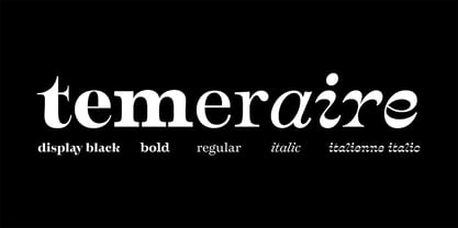 Temeraire Font Poster 10
