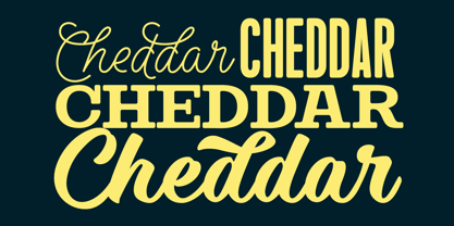 Steak And Cheese Font Poster 3