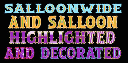 Salloon Font Poster 4