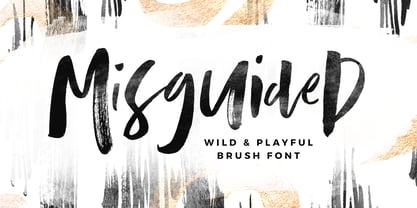 Misguided Font Poster 1