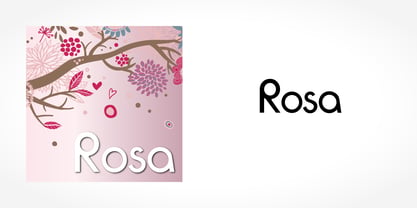 Rosa Font Poster 5