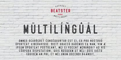 Beatster Fuente Póster 3