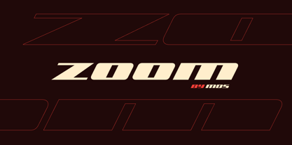 Zoom Font Poster 1
