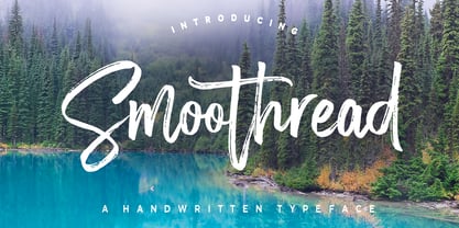 Smoothread Font Poster 1