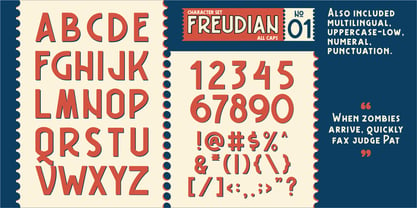 Freudian Font Poster 3