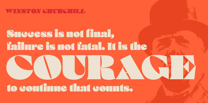 Courage Font Poster 9