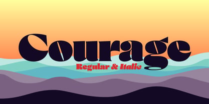 Courage Font Poster 1