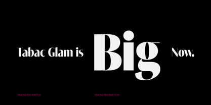 Tabac Big Glam Police Affiche 7