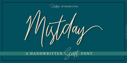 Mistday Script Fuente Póster 7