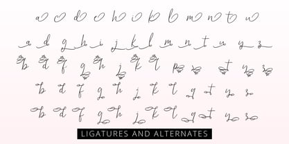 Barosaki Script Font Poster 3