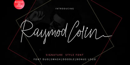 Raymod Colin Family Font Poster 1