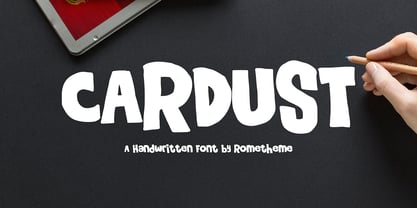 Cardust Font Poster 1