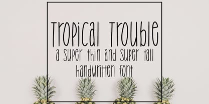 Tropical Trouble Fuente Póster 1