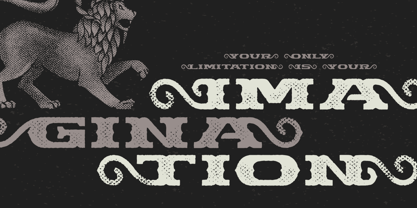 Chimera Tail Rough Font Poster 5