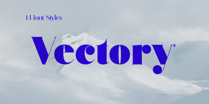 Vectory Font Poster 1