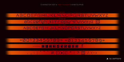 Red Thinker Font Poster 2