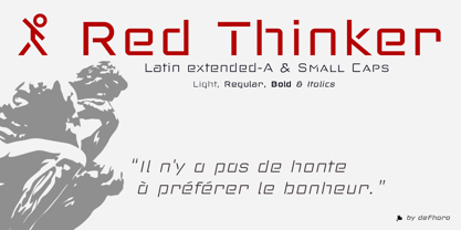 Red Thinker Fuente Póster 3