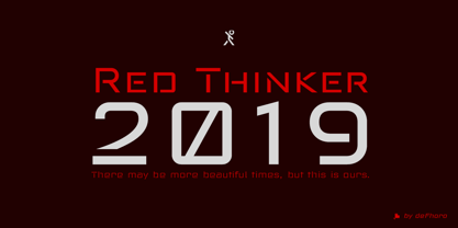 Red Thinker Fuente Póster 4