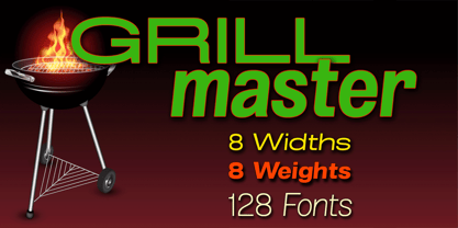 Grillmaster Font Poster 1