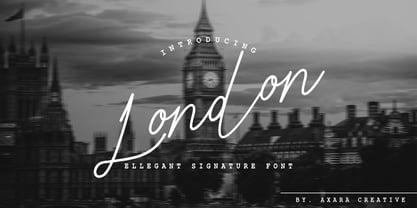 London Handlettering Font Poster 8