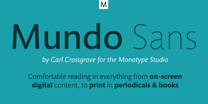 Mundo Sans Font Poster 1