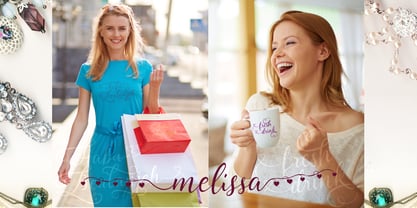 Lovely Melissa Font Poster 5