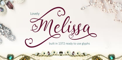 Lovely Melissa Font Poster 3