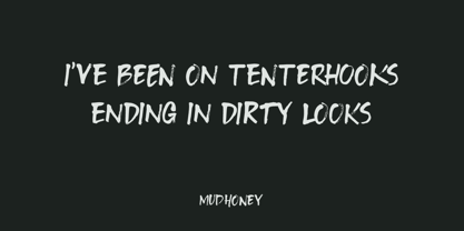 Tenterhooks Font Poster 3