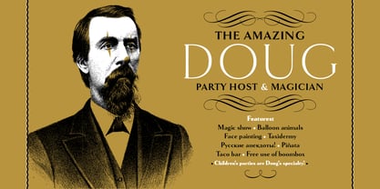 Goldenbook Font Poster 2