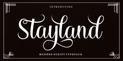 Stayland Font Poster 1