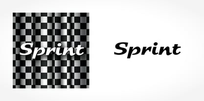 Sprint Font Poster 5