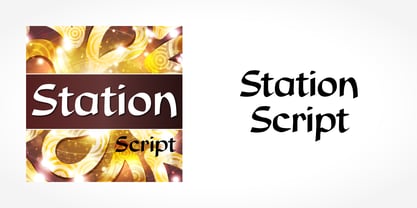 Station Script Font Poster 5