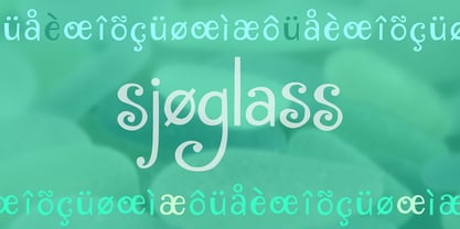 Seaglass Font Poster 4