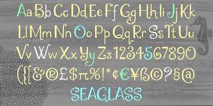 Seaglass Font Poster 5