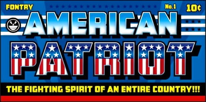 CFB1 American Patriot Font Poster 4